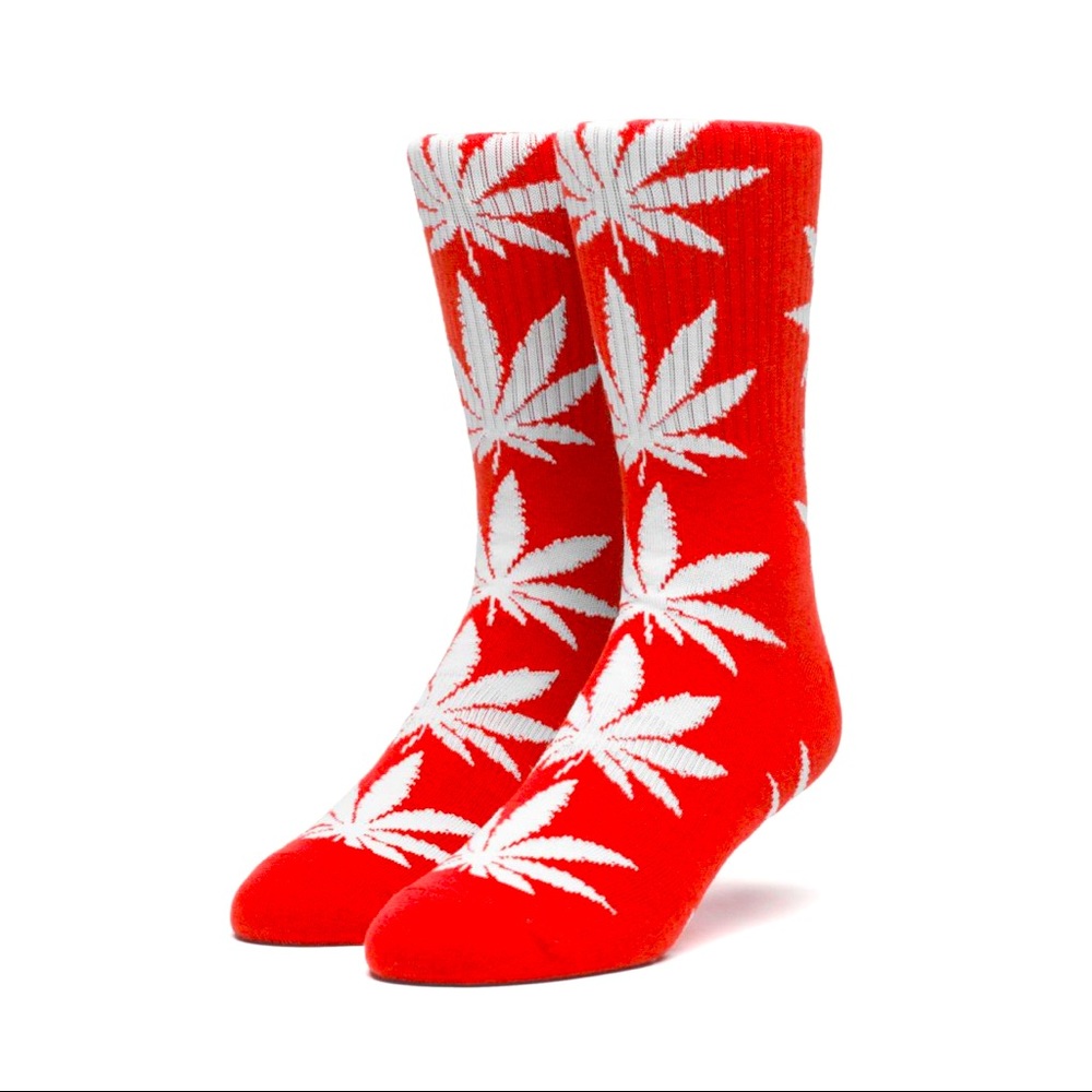 Plantlife HUF crew socks.
